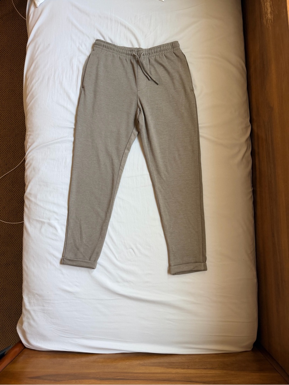 Zara Taupe Jogger Pants - Picture 1 of 2